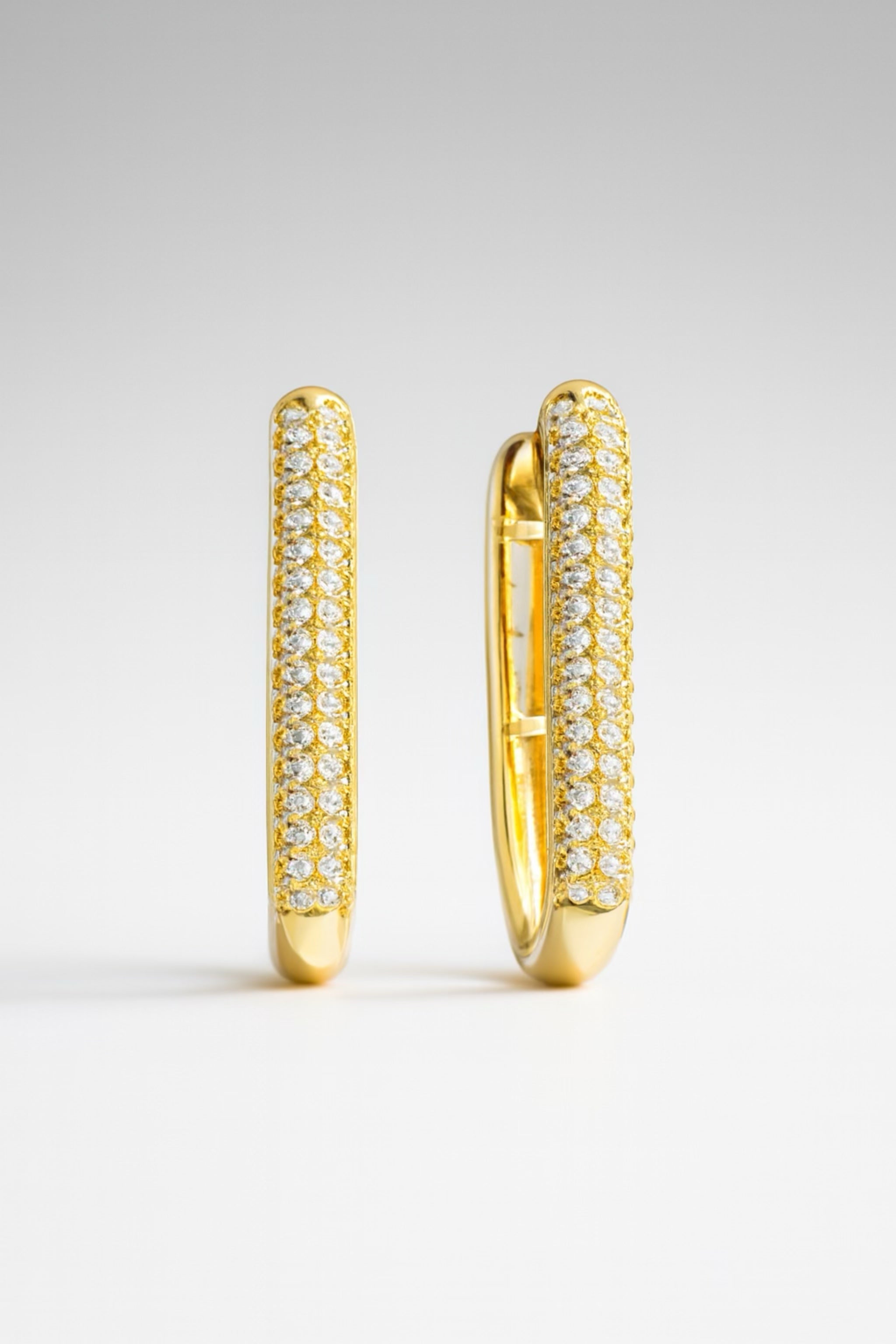 Örhängen Rostfritt Stål - Guldpläterade