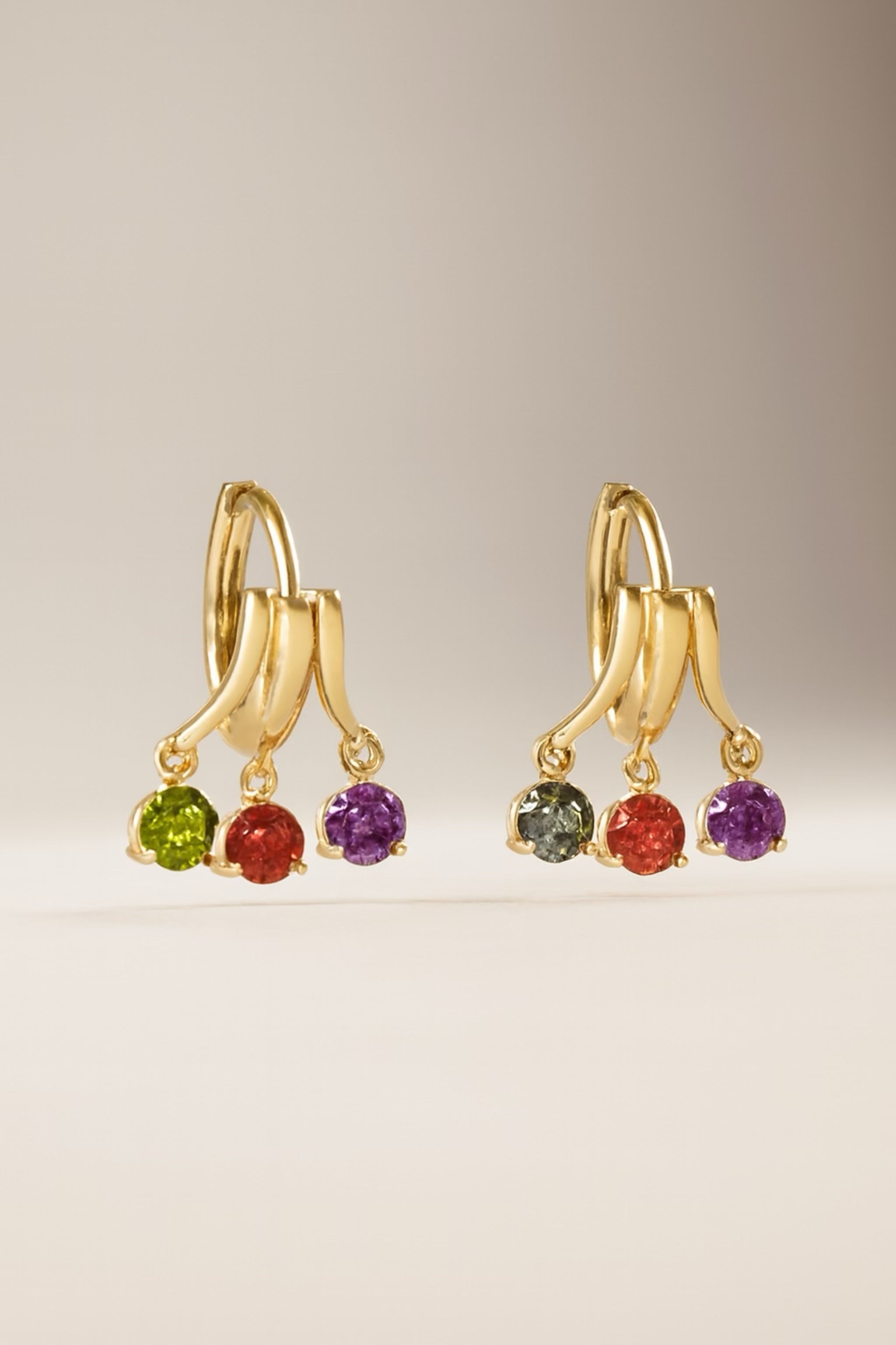 Örhängen Rostfritt Stål - Guldpläterade