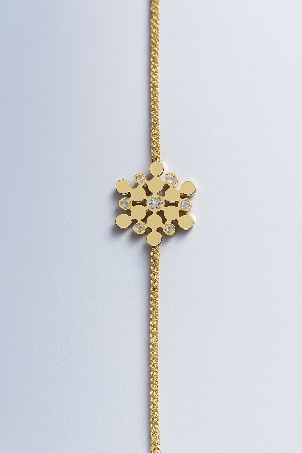 Snöflinga Armband Rostfritt Stål - Guldpläterat & Vattentåligt