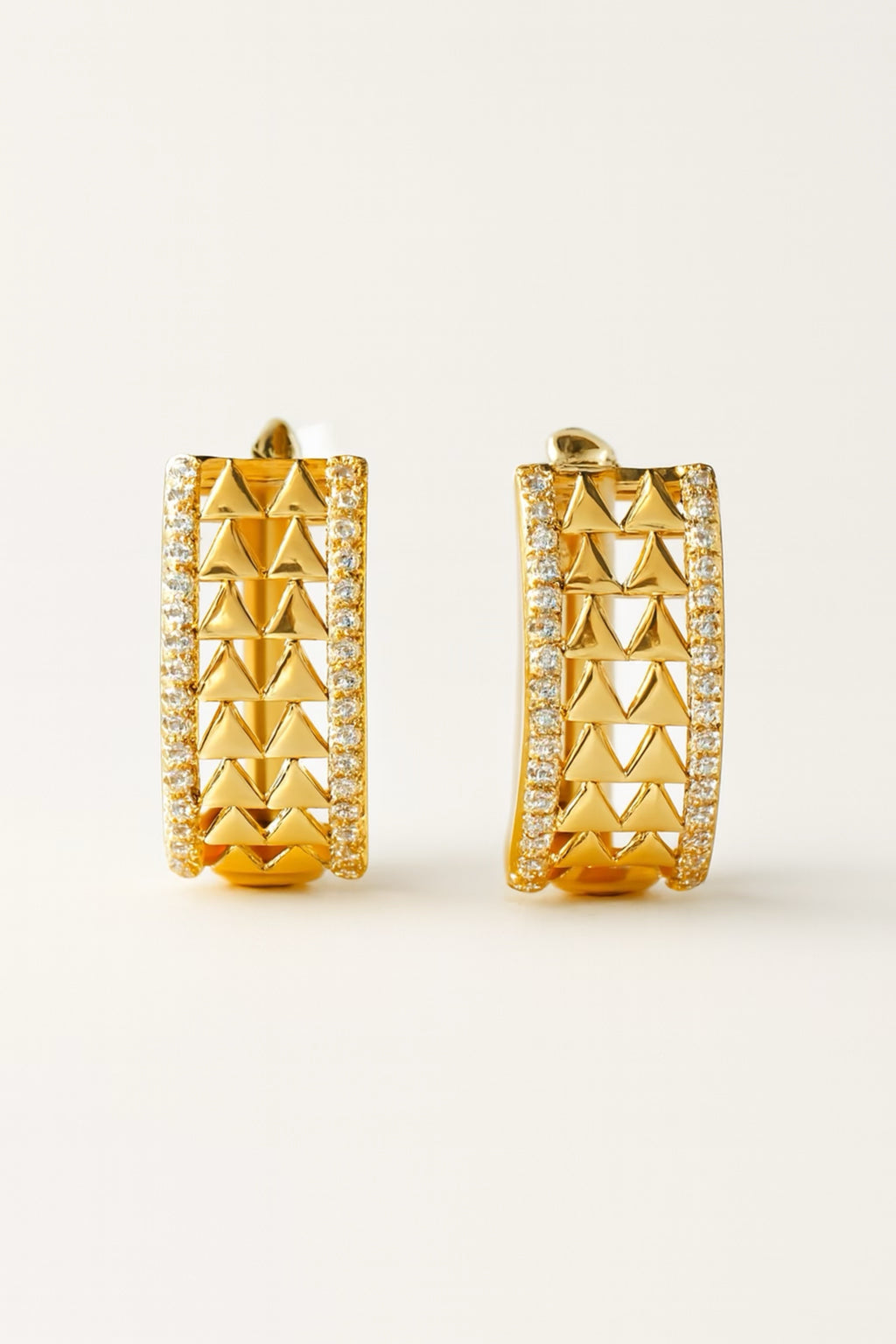 Örhängen Rostfritt Stål - Guldpläterade