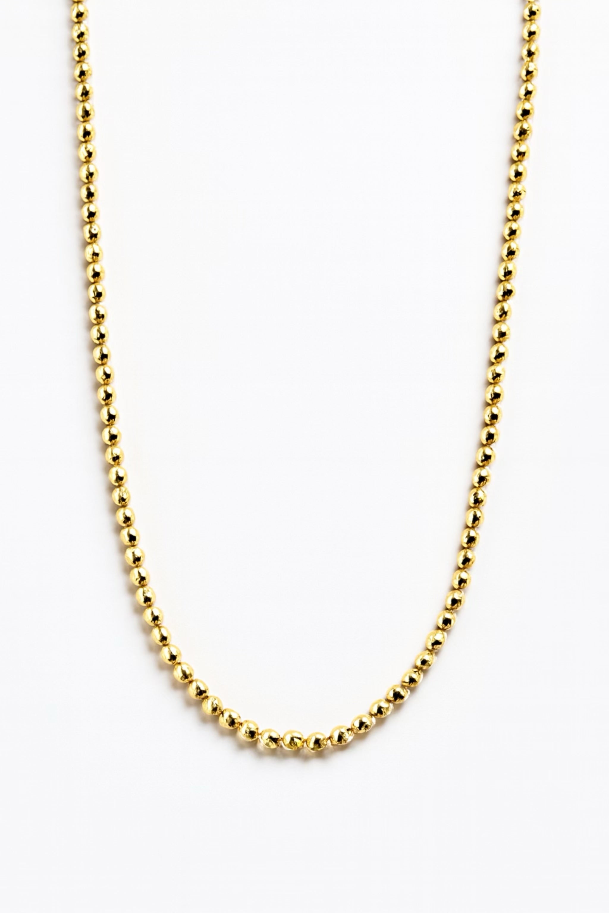 Nickelfritt Simpelt Halsband Dam - Skandinavisk Design Guldpläterat