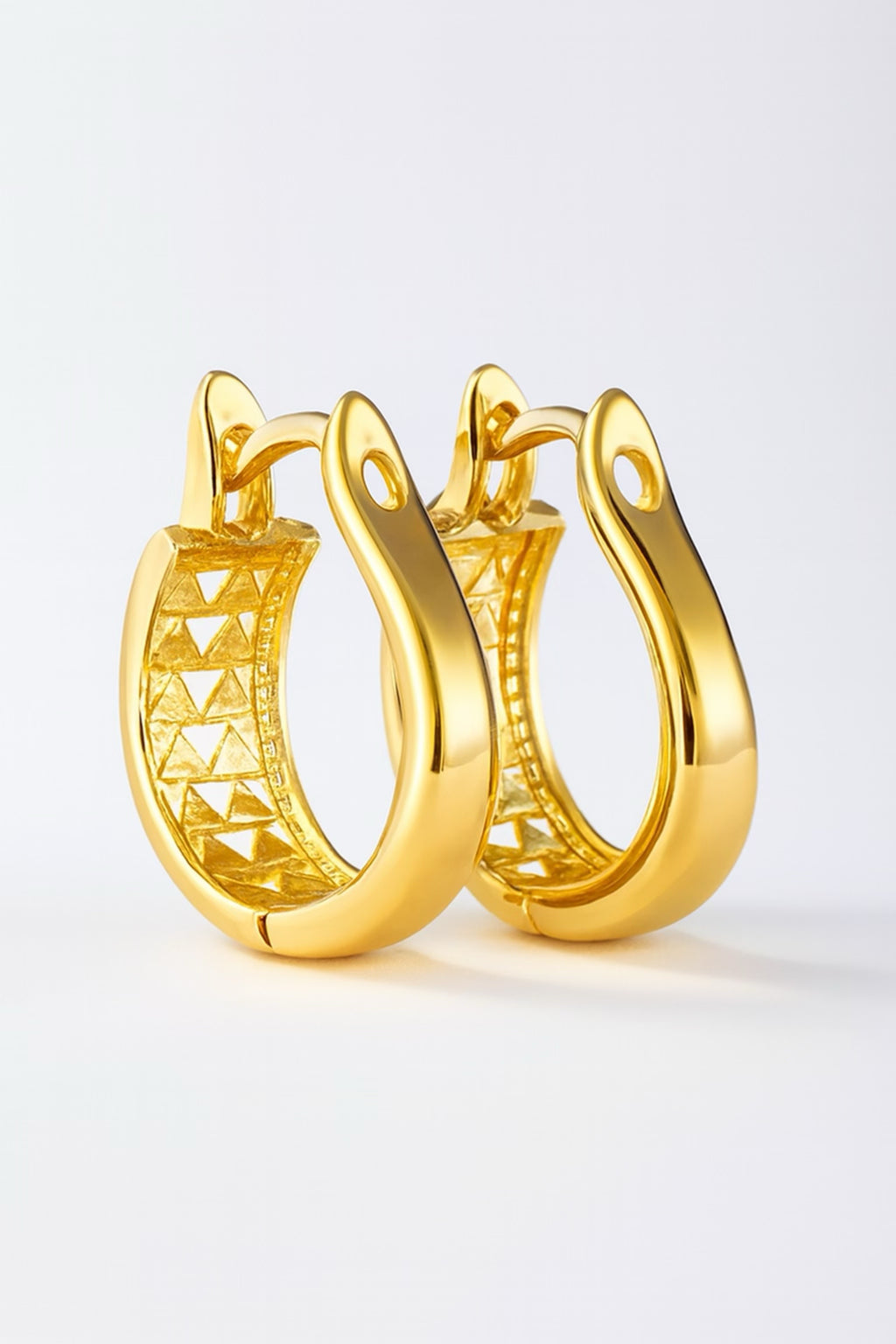 Örhängen Rostfritt Stål - Guldpläterade