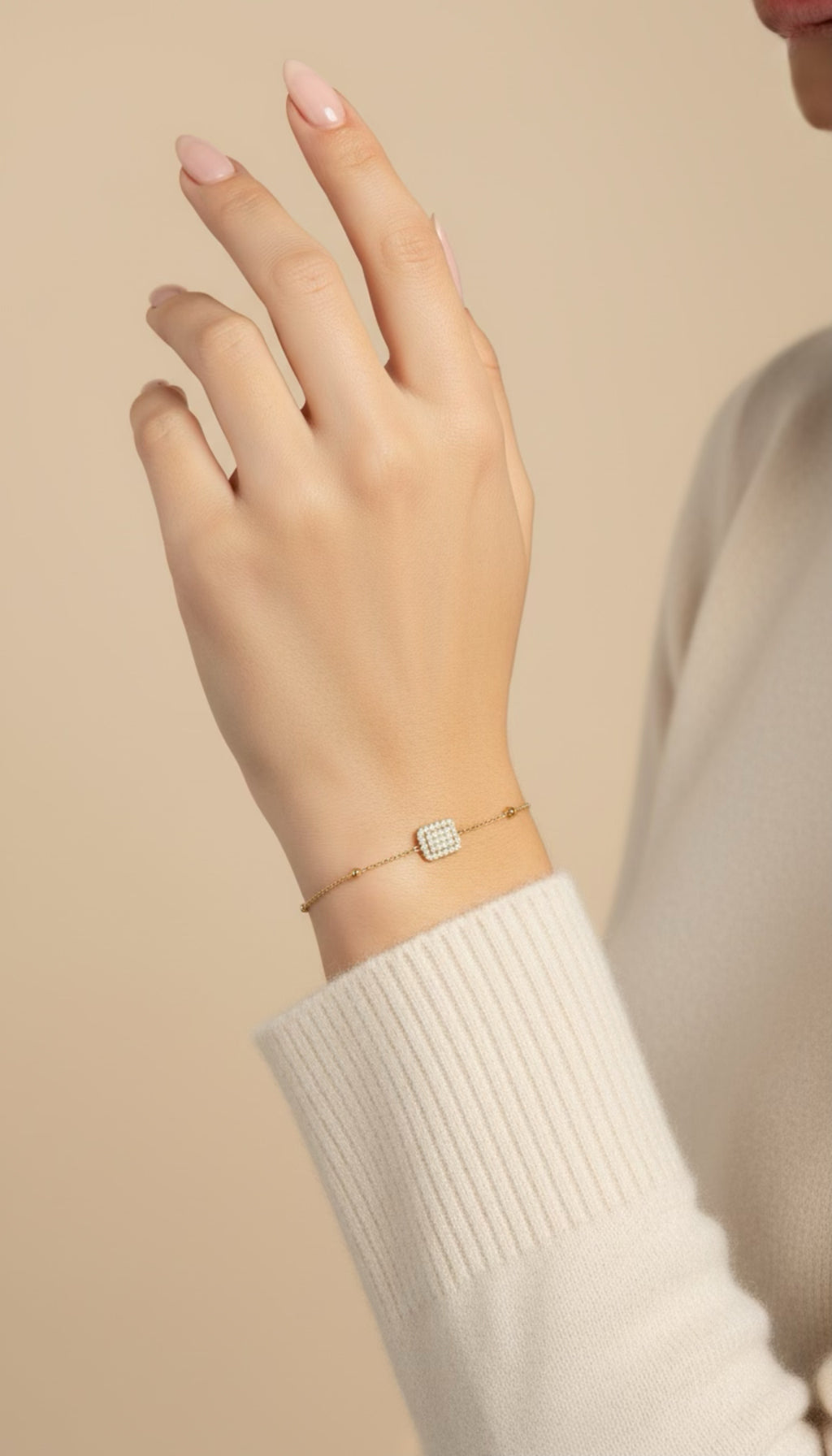 Lyxarmband i Rostfritt Stål - Guldpläterat & Vattentåligt