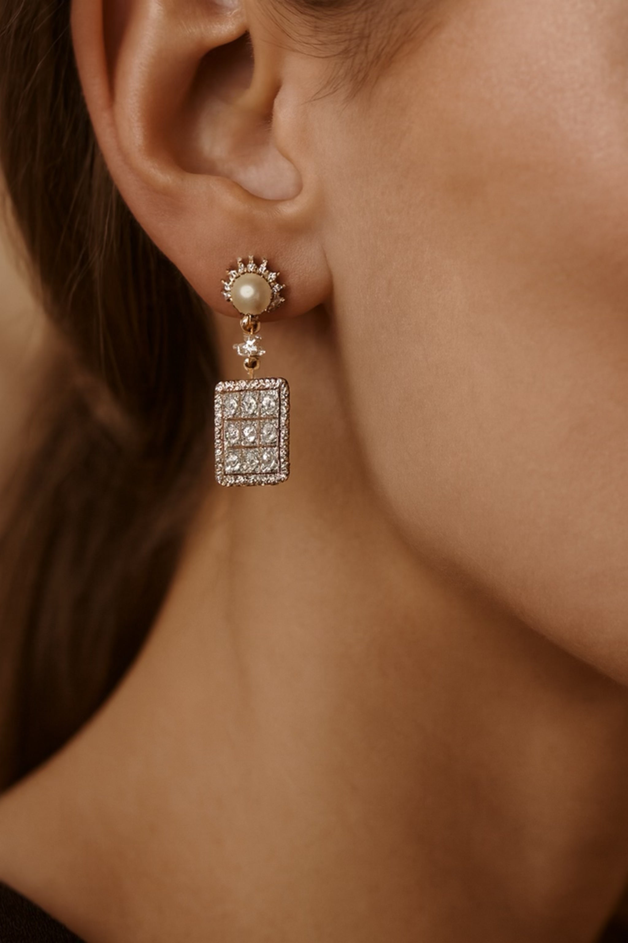 Örhängen Rostfritt Stål - Guldpläterade