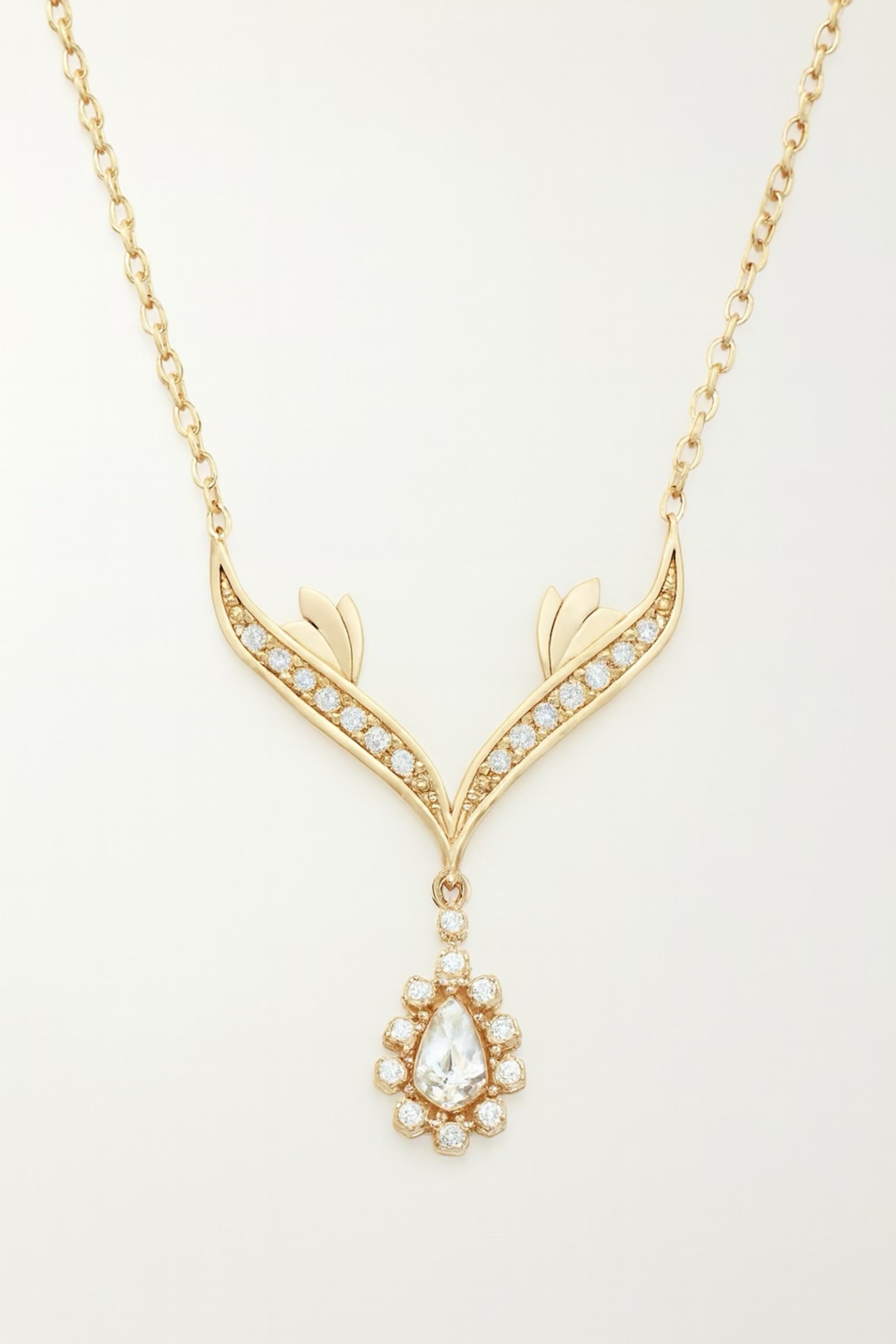 Halsband Rostfritt Stål Guldpläterat