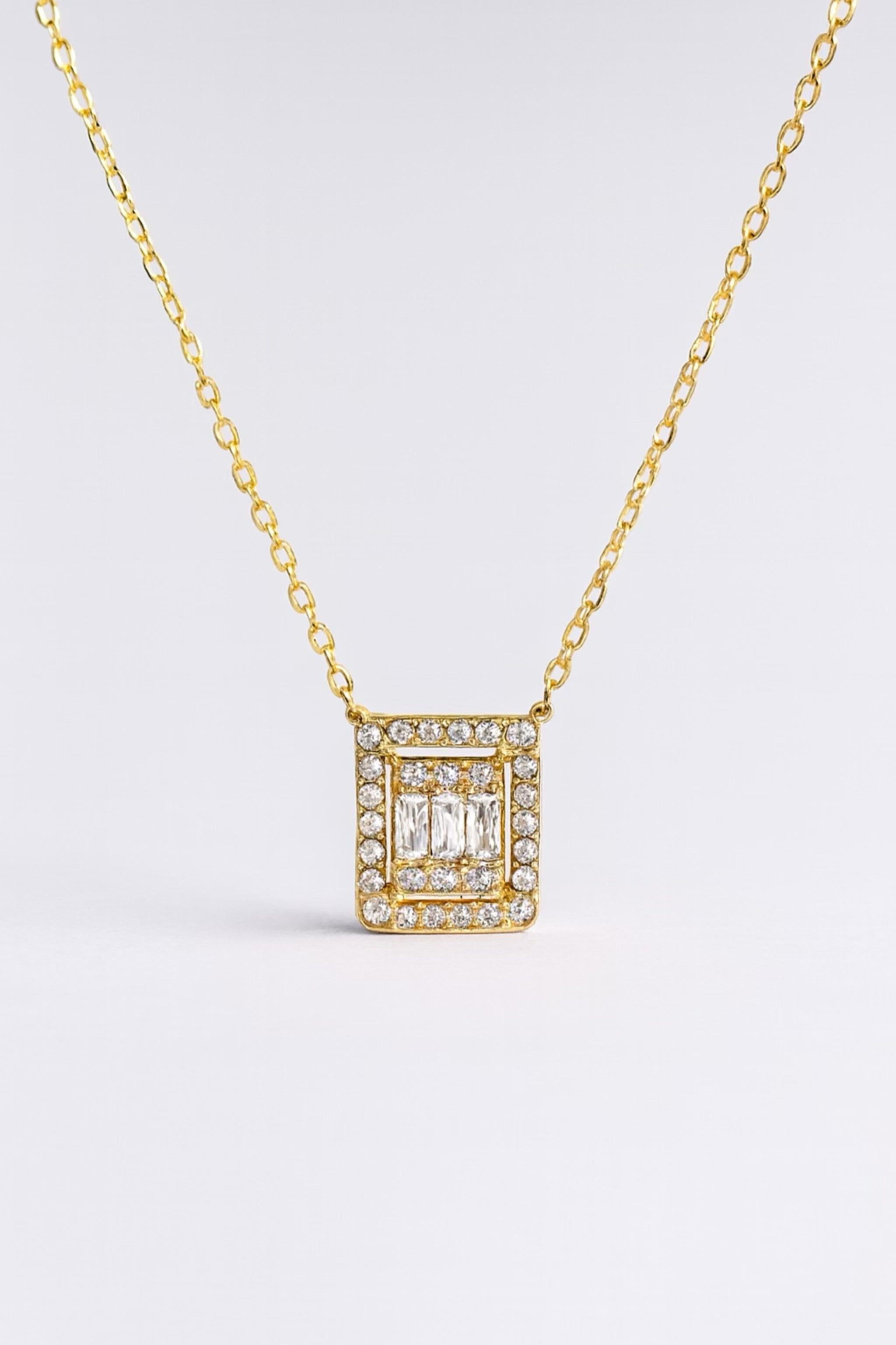 Halsband Guldpläterat Rostfritt Stål